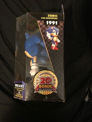 Jazwares Classic Sonic The Hedgehog Deluxe 9 Inch Figure 20th Anniversary 2