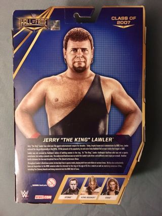WWE Elite Hall of Fame Jerry The King Lawler Action Figure 2