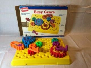 Vintage Playskool Busy Gears Basic Set 1990