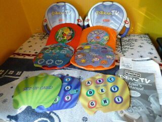 Fisher Price Interactv Dvd Learning System With 2 Games Dora Nicktoons Triple