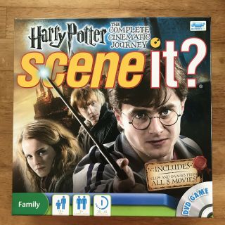 Harry Potter Scene It Dvd Board Game The Complete Cinematic Journey 100