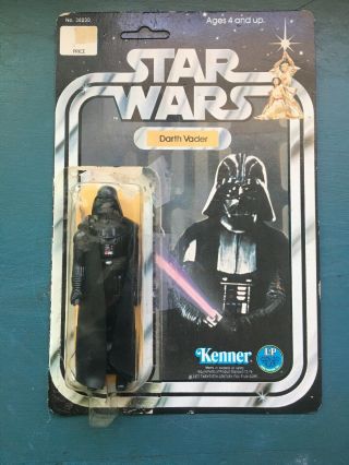 Vintage Star Wars Darth Vader 12 Back 1977