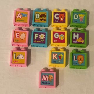 Vtech Sit To Stand Ultimate Alphabet Train Replacement Letter Blocks Set Of 12