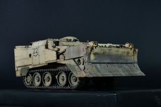 PRO - BUILT 1/35 M9 ACE US modern earthmover (Iraq,  OIF) finished model 2