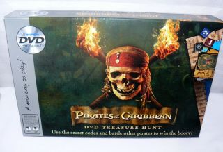 Disney Pirates Of The Caribbean Dvd Treasure Hunt Board Game From Imagination