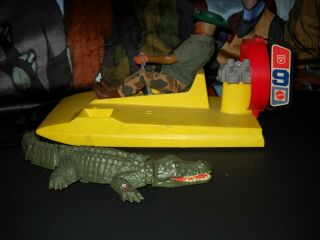 Vintage Mattel Big Jim Devil River Trip With Alligator