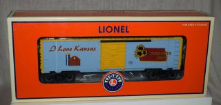 Lionel No.  6 - 29923 I Love Kansas Boxcar - O Gauge