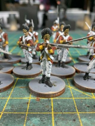 Warlord Games 28mm AWI British Grenadiers 28 Painted Figures 3