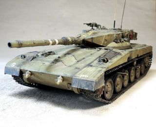 Pro - Built 1/35 Merkava I Idf Israeli Tank Finished Model