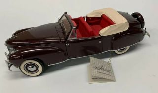 Franklin 1941 Lincoln Continental Convertible 1:24 Precision Diecast Model