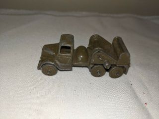 Antique Vintage Cast Iron Or Lead Toy Car Military Truck