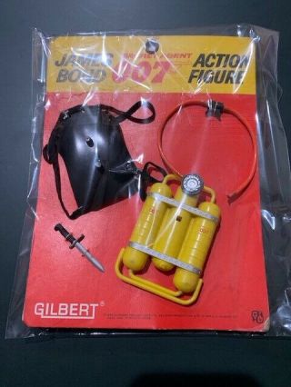 James Bond Scuba Set By Gilbert On The Card Rare And