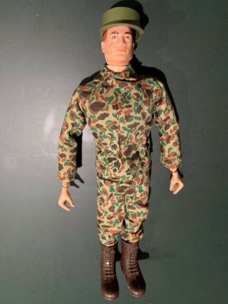 Gi Joe Early Issue Pin Head Marine Figure Great Face And Hair Great For Display