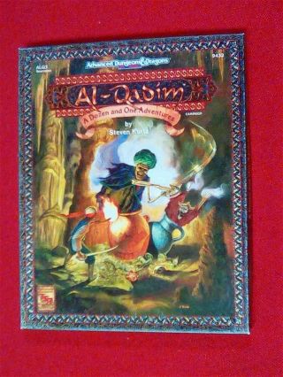 Ad&d 2nd Ed Al - Qadim A Dozen And One Adventures 1993 Tsr 9432
