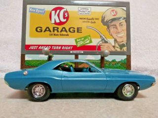 1970 Dodge Challenger Dealer Promo Car In Bright Blue Metallic Very Hard To Find
