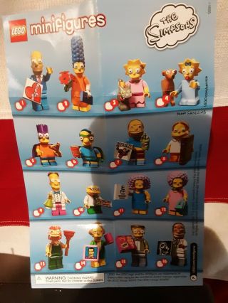 Lego The Simpsons 2 Complete Set Of 16 Minifigures Minifigs 71009 Figs