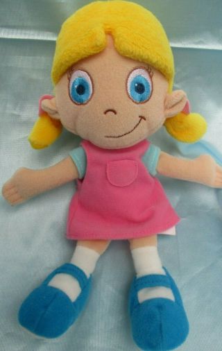 Disney Baby Little Einstein Annie Stuffed Doll 9 " Toy Beanbag Plush Doll