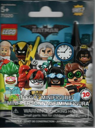 Lego 71020 Lego Batman Movie Mini - Figure Series 2 Blind Bag X 20 Packs