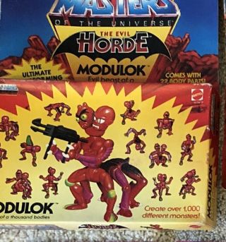 Motu Vintage Modulok Masters Of The Universe And Unpunched
