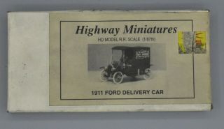 Jordan Highway Miniatures 1911 Ford Delivery Car