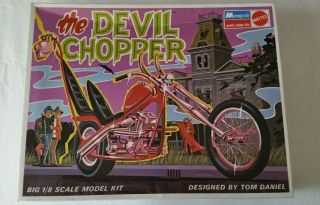 Vintage Monogram - Mattel " The Devil Chopper " Tom Daniels 1971 (un - Built) Rare