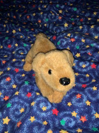 Folkmanis Mini Golden Retriever Dog 5 " Finger Puppet Plush Stuffed Animal Toy