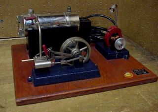 Jensen Style Model 10 Steam Power Plant Toy - Boiler - Generator - Light Pole