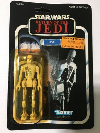 Star Wars Return Of The Jedi 8d8 Droid Kenner 71210 77 Back 1983