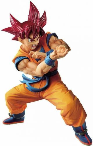 Banpresto Dragon Ball Blood Of Saiyans Special Vi S.  God Goku Figure