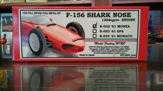 1/20 Model Factory Hiro Ferrari F156 F1 " Shark Nose " Monza 