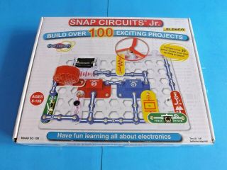 Snap Circuits Jr.  Sc - 100 Stem Game Open Box Complete,  2016,  Elenco,  100 Projects