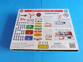 SNAP CIRCUITS JR.  SC - 100 STEM GAME OPEN BOX COMPLETE,  2016,  ELENCO,  100 PROJECTS 2