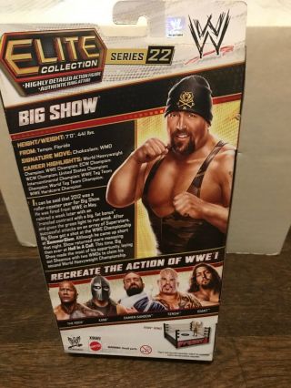 The Big Show WWE Mattel Elite Series 22 MIB 3