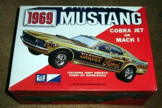 50 Year Old Mpc 1969 Ford Mustang Mach 1 Cobra Jet 4in1 Kit Factory