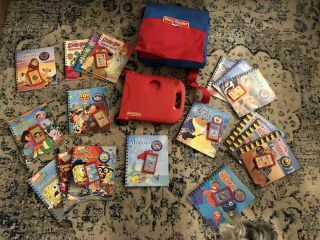 Story Reader Learning System With Backpack,  19 Books With Cartridges