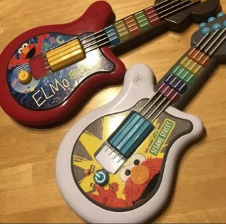 Hasbro Playskool Sesame Street Elmo Guitars Instrument Interactive Music