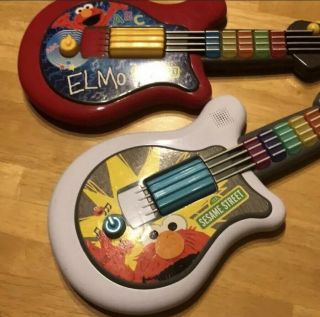 Hasbro Playskool Sesame Street Elmo Guitars Instrument Interactive Music 3