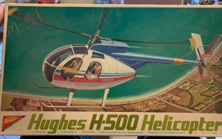 Kujuku Nichimo During Assembly 1/20 H 500 Helicopter Hughes Motorized