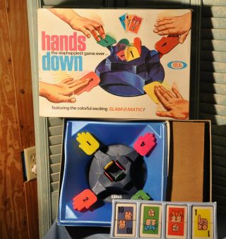 Vintage 1964 Hands Down Game Ideal Toy Vintage Slam - O - Matic 2525 - 4