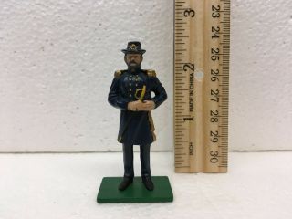 Blue Box Civil War Diecast Soldier Figure " Ulysses S.  Grant " 18th President