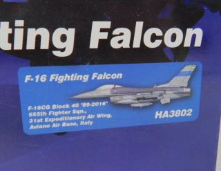 Hobby Master Lockheed F - 16C Fighting Falcon 1/72 Model HA3802 F - 16CG Block 40 2