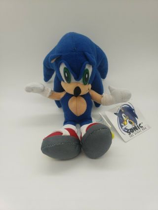 Toy Network Sonic The Hedgehog Soft Plush Stuffed Character Toy 8 " Figure W/ Tag