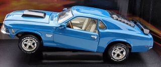 1970 Ford Boss Mustang 429 1:18 Diecast - Blue - Gone In 60 Seconds
