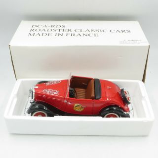Solido 1:18 - Scale 1934 Coca - Cola Dca - Rds Ford Bucket Roadster Die - Cast W/box