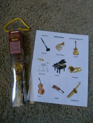 Toobs Musical Instruments Safari Ltd Set Educational Kids Toy Figure