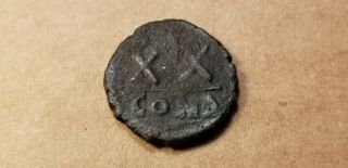 Byzantine Phocas.  AD 602 - 610.  Constantinople Half follis Æ 22 mm. ,  4.  87 g. 3