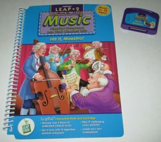 Leap Pad Interactive Leap 2 Music Hit It,  Maestro Book & Cartridge