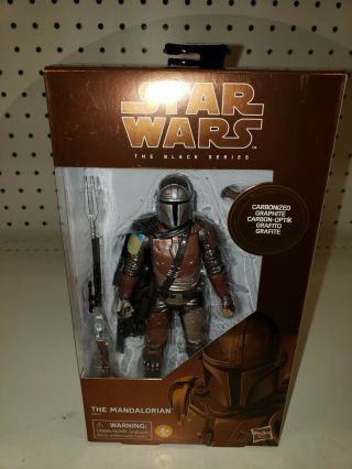 Star Wars Black Series 6 " Carbonized The Mandalorian Target Exclusive - In Hand
