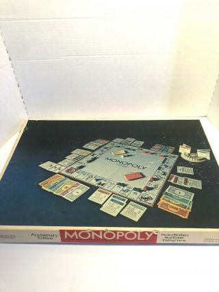 Vintage 1978 Monopoly Board Game Monopoly Game Anniversary Edition 100 Complete