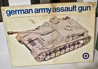 Entex German Army Assault Gun - All - Parts Still